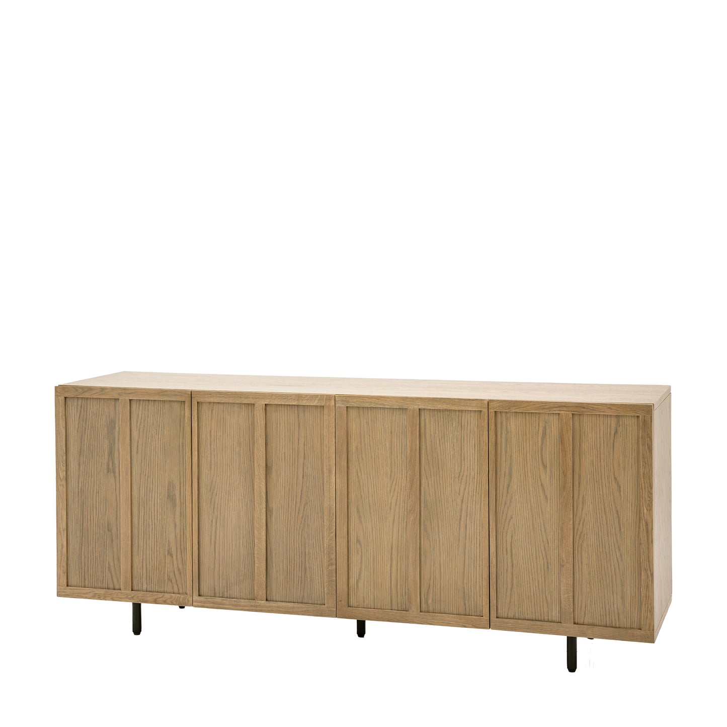 Panelled 4 Door Sideboard