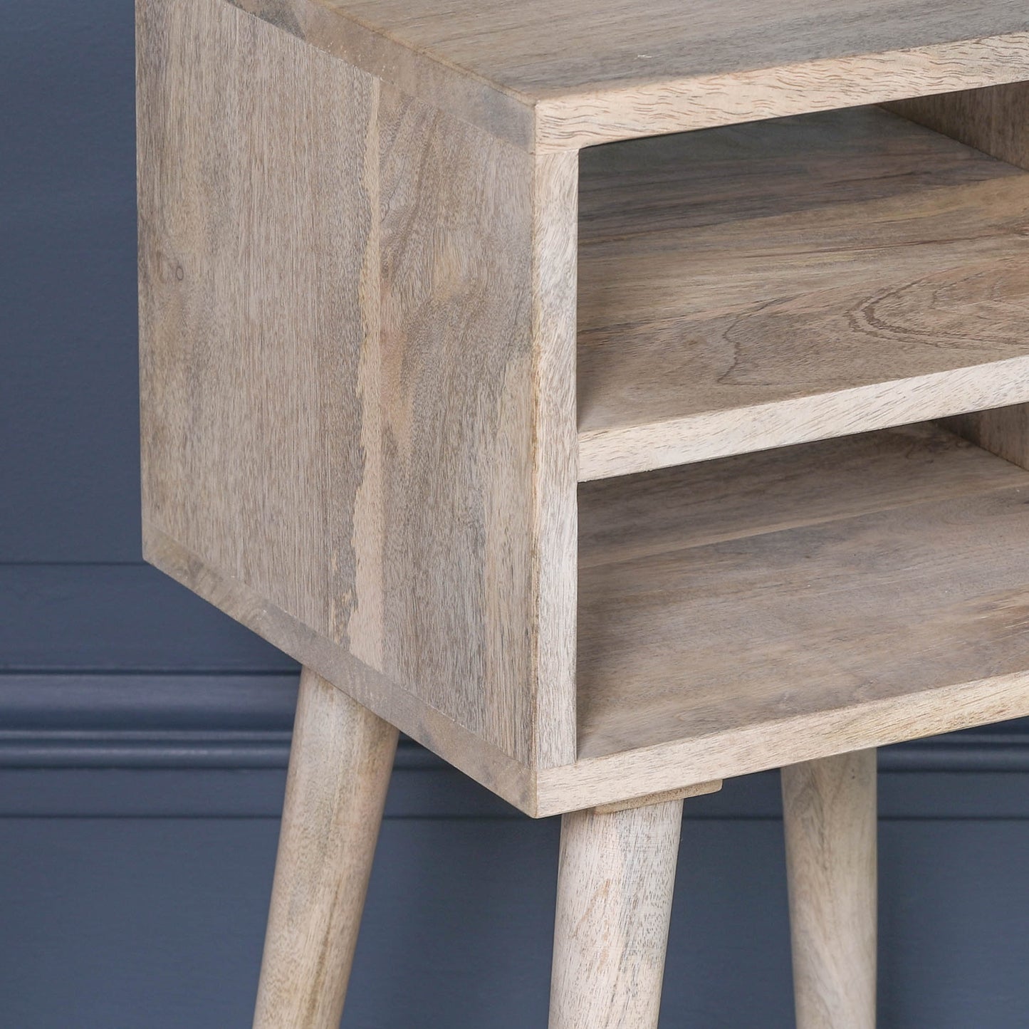 Blanchie wooden modern bedside table