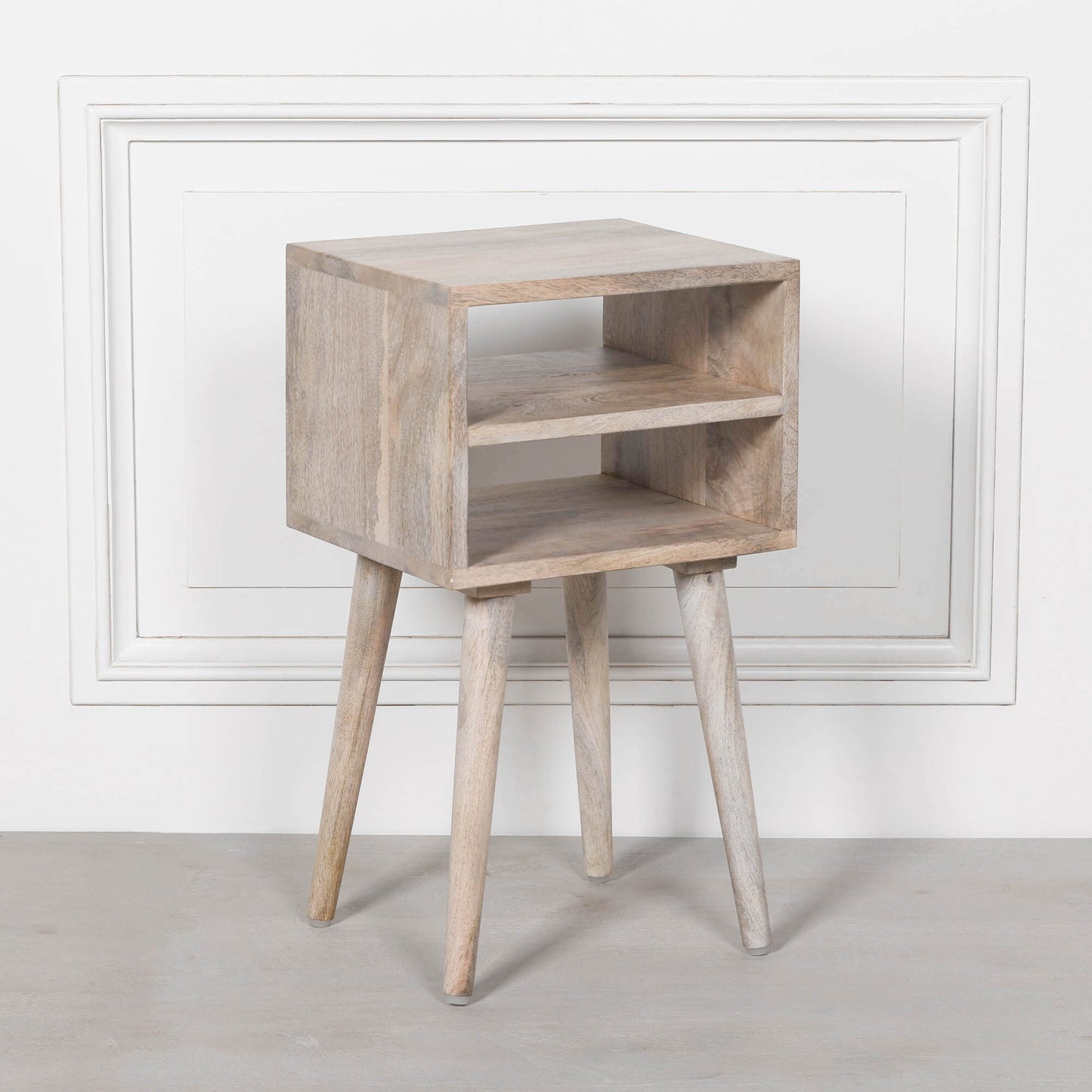 Blanchie wooden modern bedside table