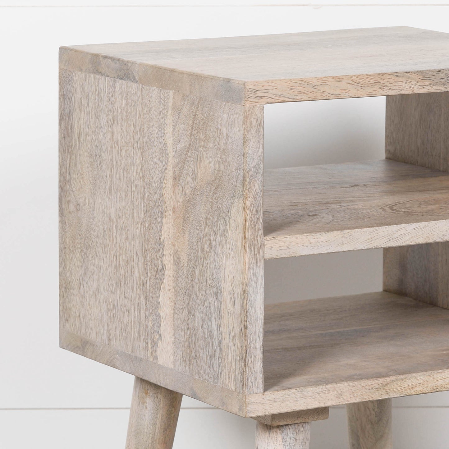 Blanchie wooden modern bedside table