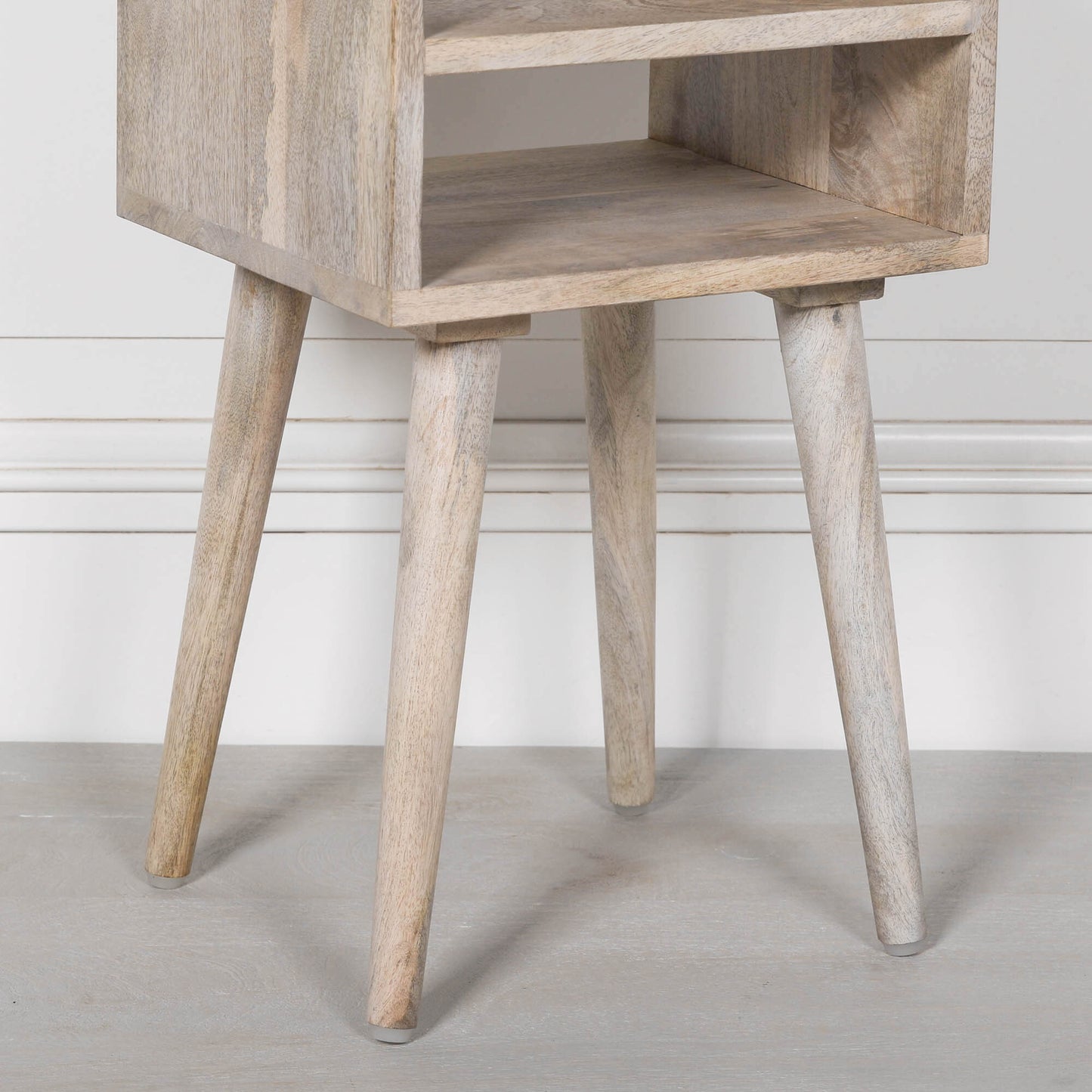 Blanchie wooden modern bedside table