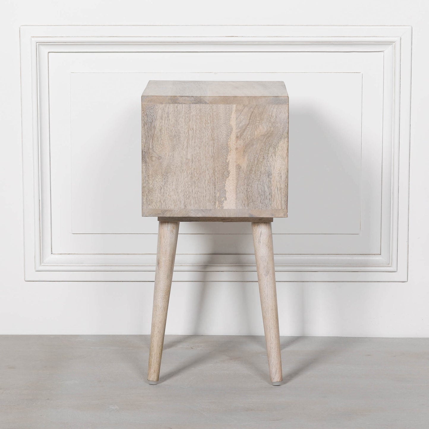 Blanchie wooden modern bedside table