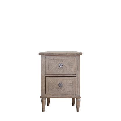 Mustique 2 Drawer Bedside Table