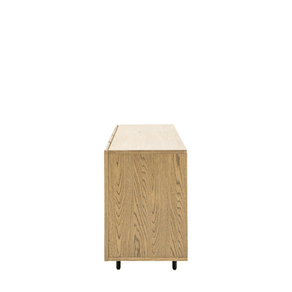 Panelled 4 Door Sideboard