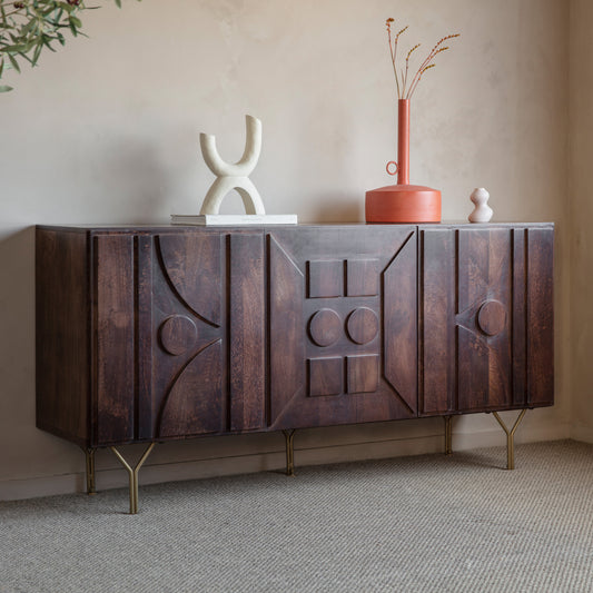 Stonecroft 3 Door Sideboard