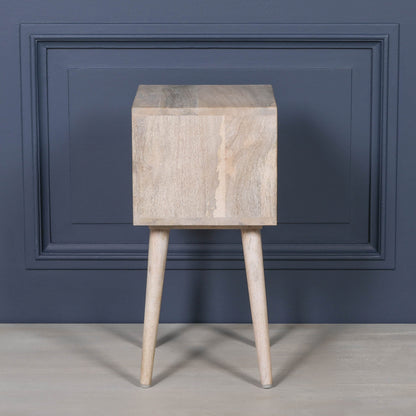 Blanchie wooden modern bedside table