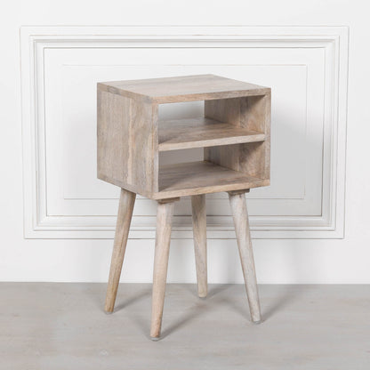 Blanchie wooden modern bedside table