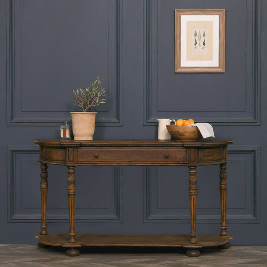 Rustic Wooden Console 151Cm